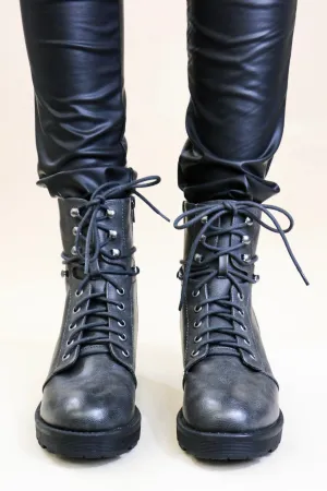 MIA Indigo Combat Boots