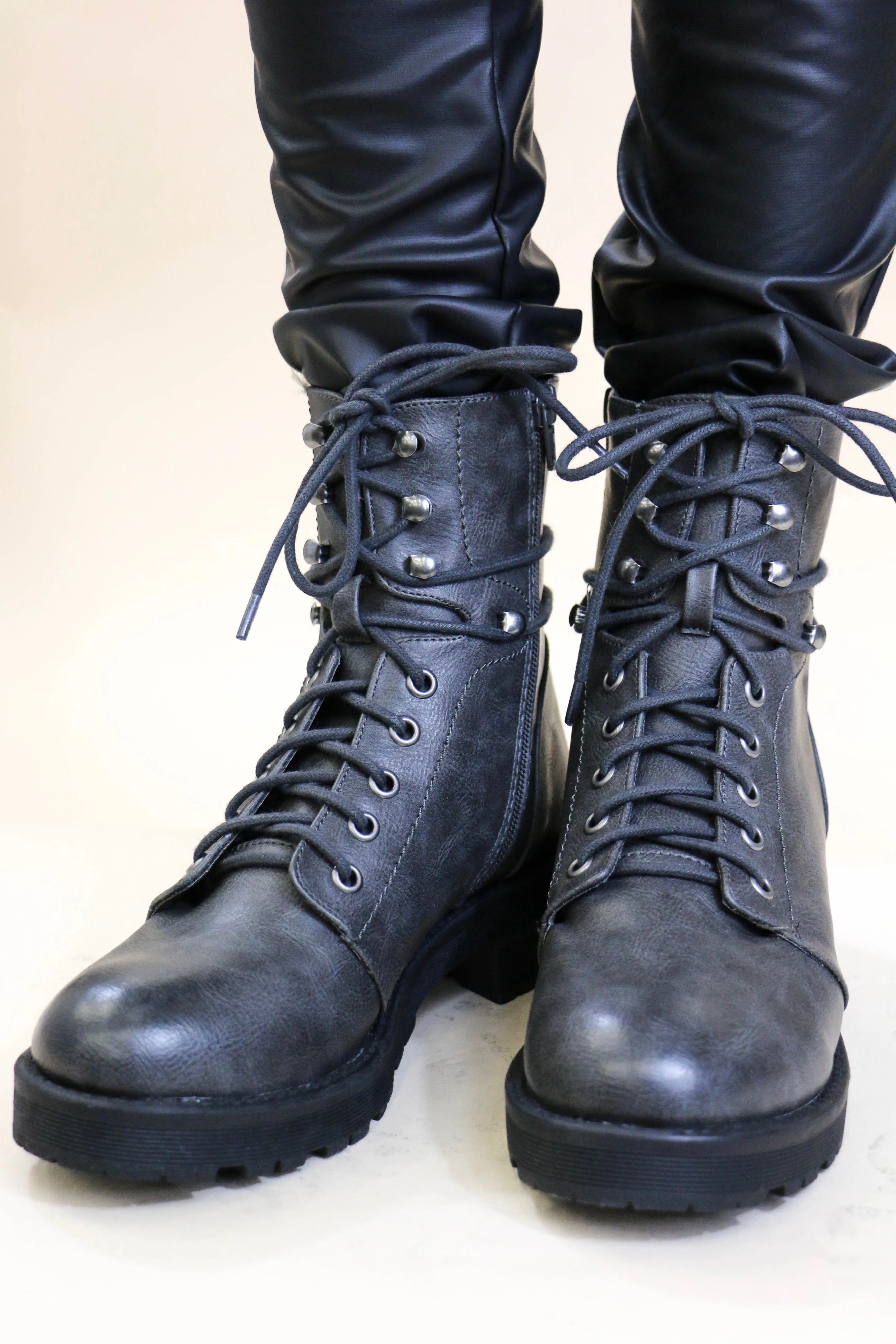 MIA Indigo Combat Boots