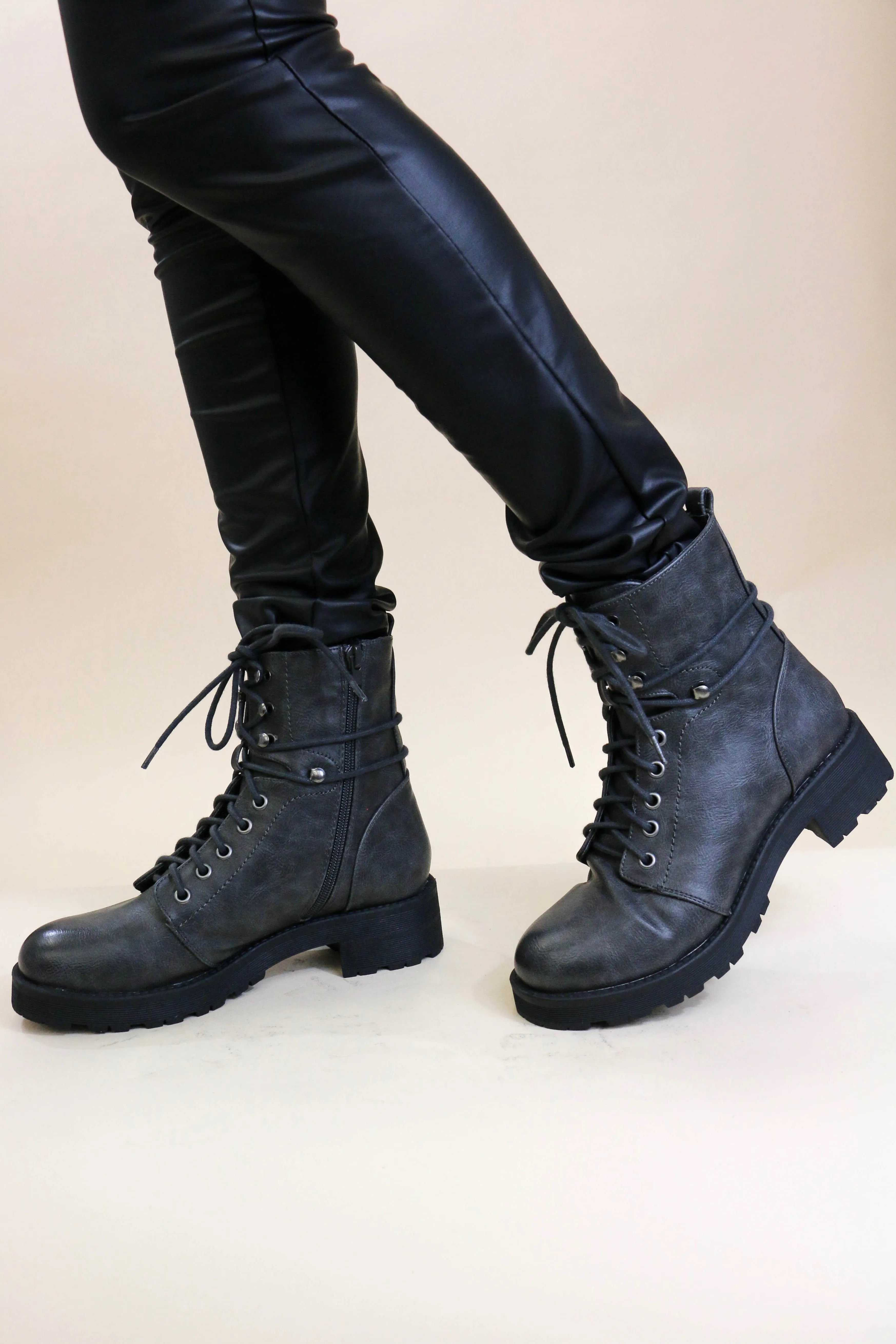 MIA Indigo Combat Boots