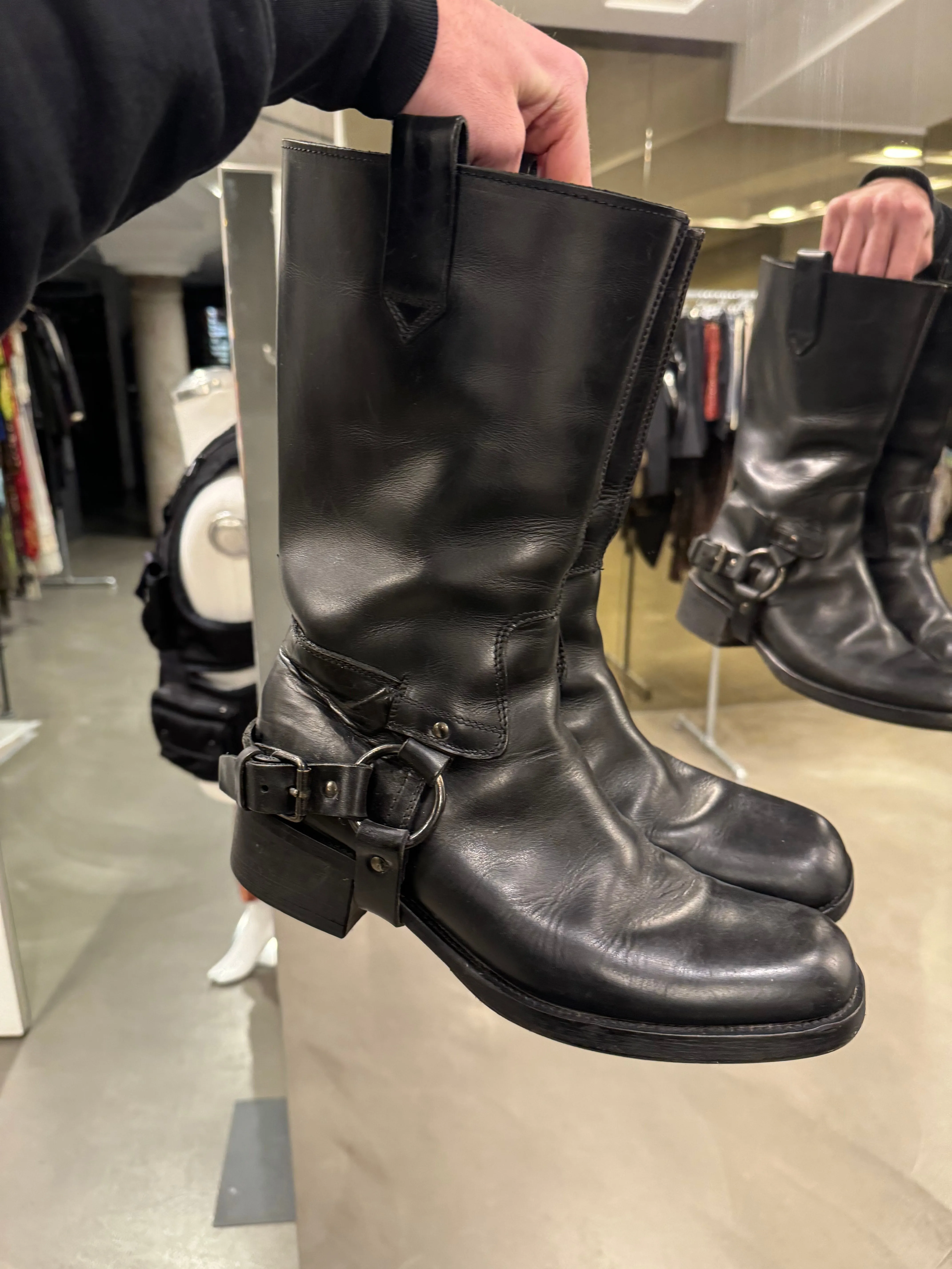 Miu Miu western leather boots