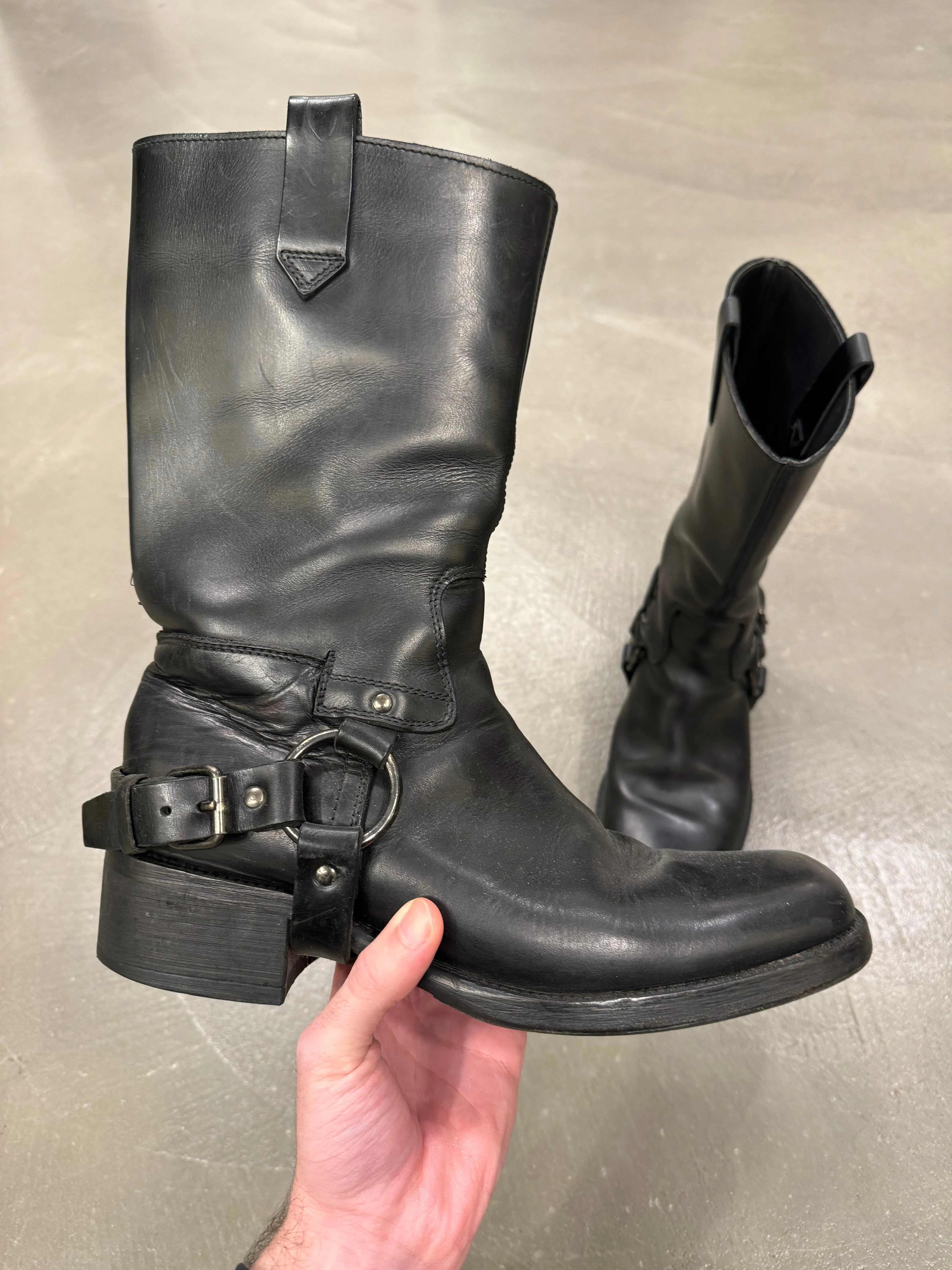 Miu Miu western leather boots