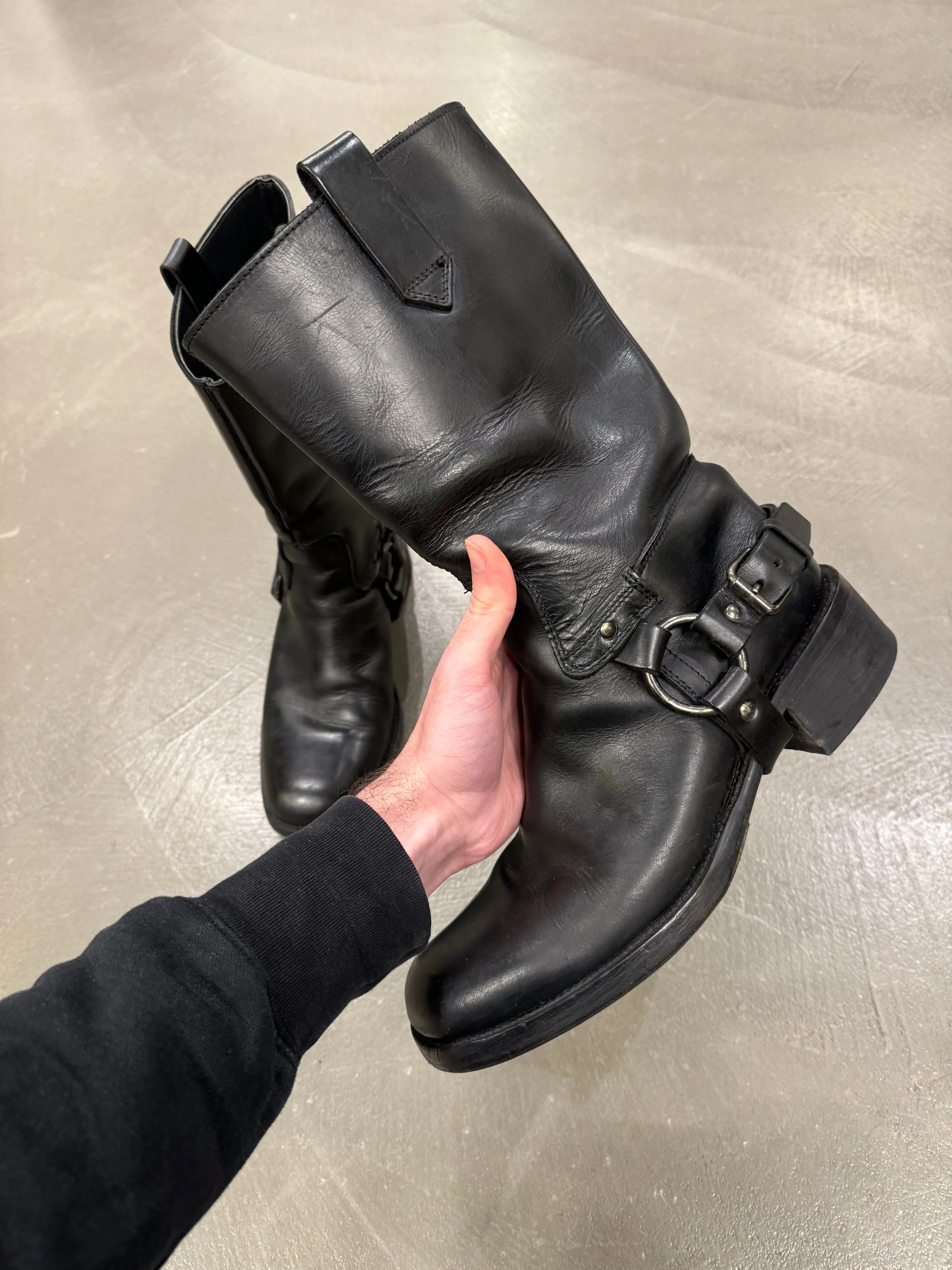 Miu Miu western leather boots