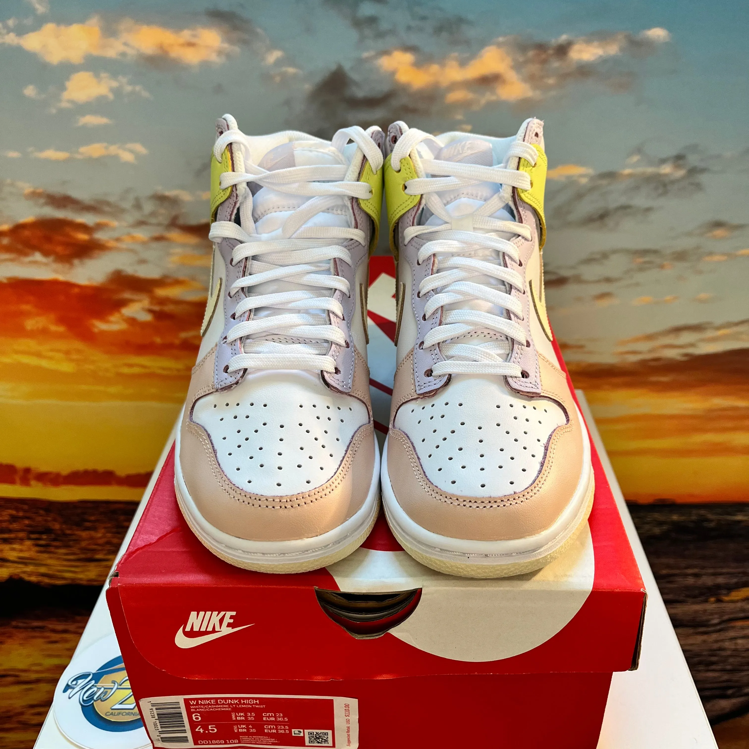 Nike Dunk High WMNS "Lemon Twist"