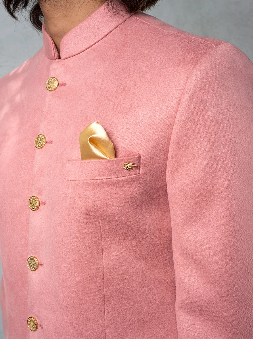 Peach Jodhpuri Suit | JadeBlue