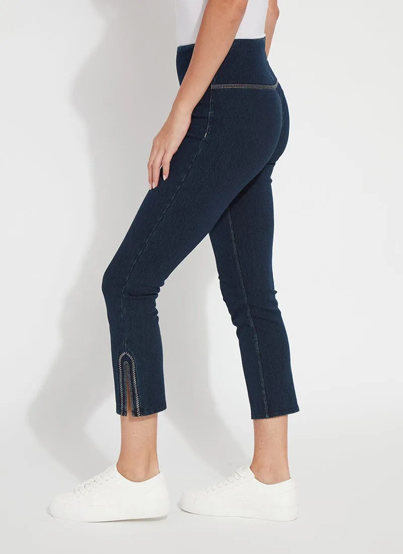 Poppy Embroidered Denim (25" Inseam)