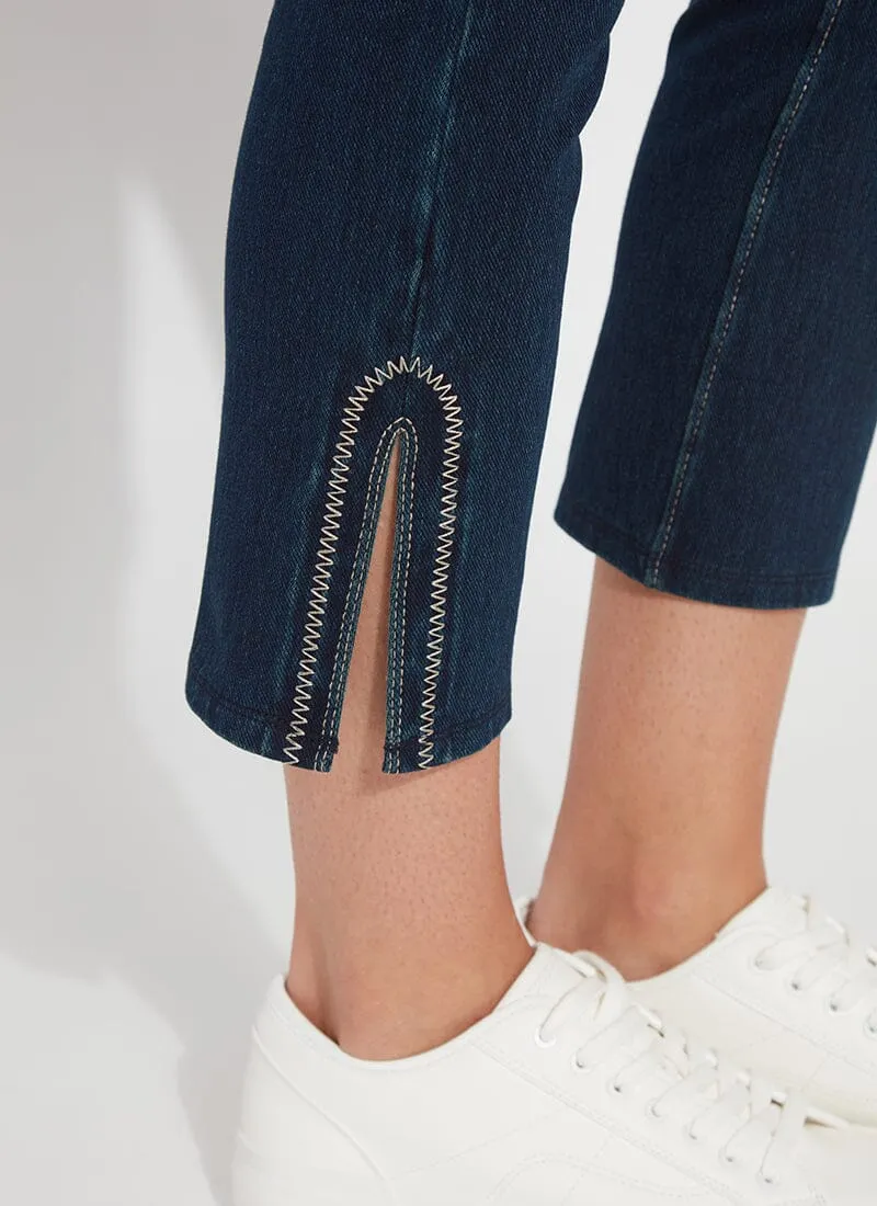 Poppy Embroidered Denim (25" Inseam)