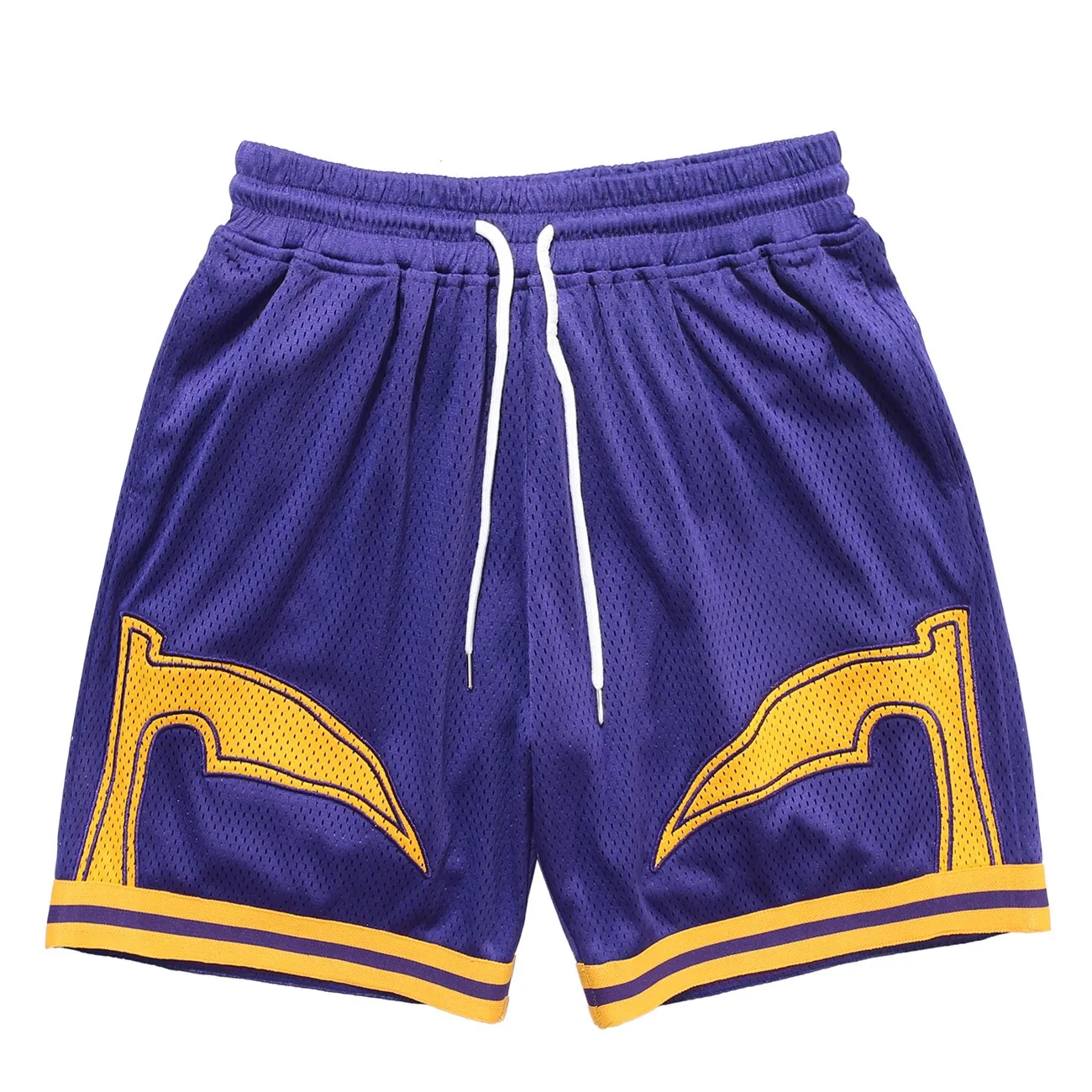 "BSKT" Short violet jaune Streetwear - URB1™