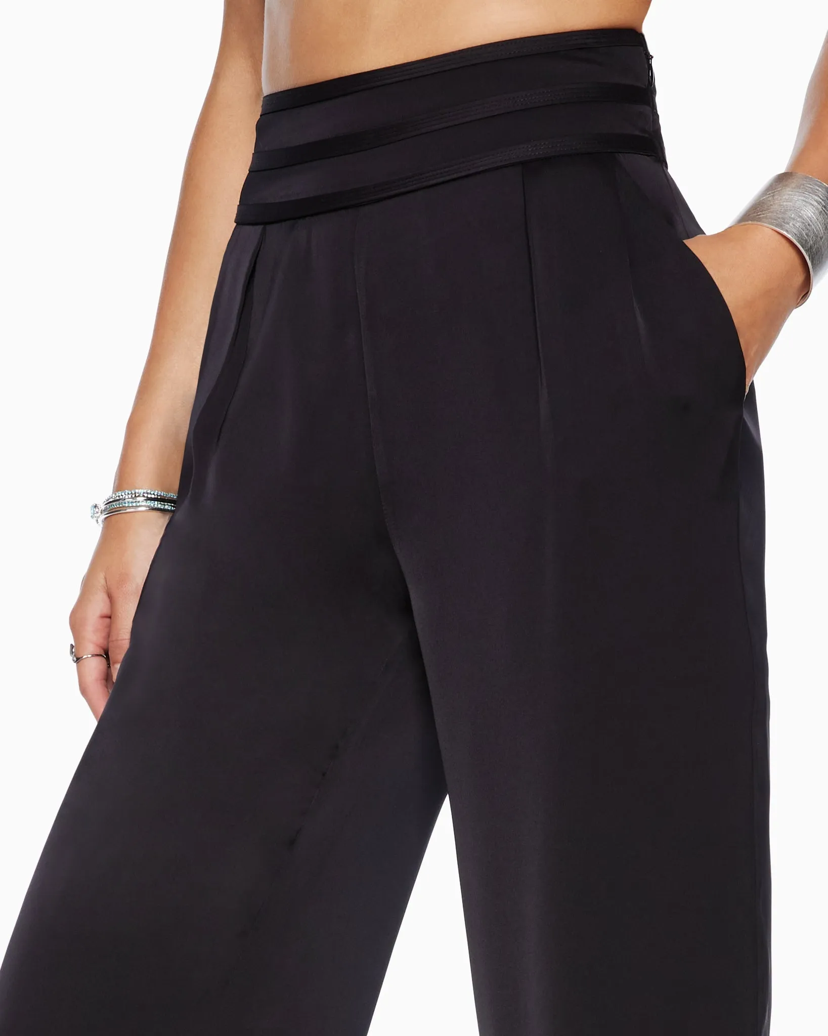 Ramy Brook - Women - Black Joss Wide Leg Pant
