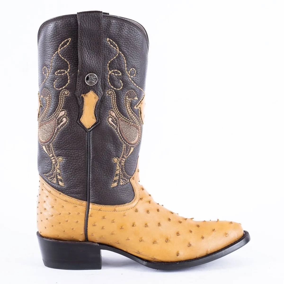 RANCHO SEMENTAL EXOTIC LEATHER Ostrich Orix Cowboy Boots