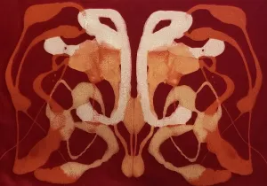 Rebecca Bruno, "Psychoanalytic Organ/ism (red)"