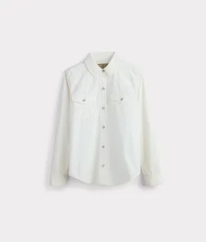 Reese Women's Snap Shirt :: Blanco