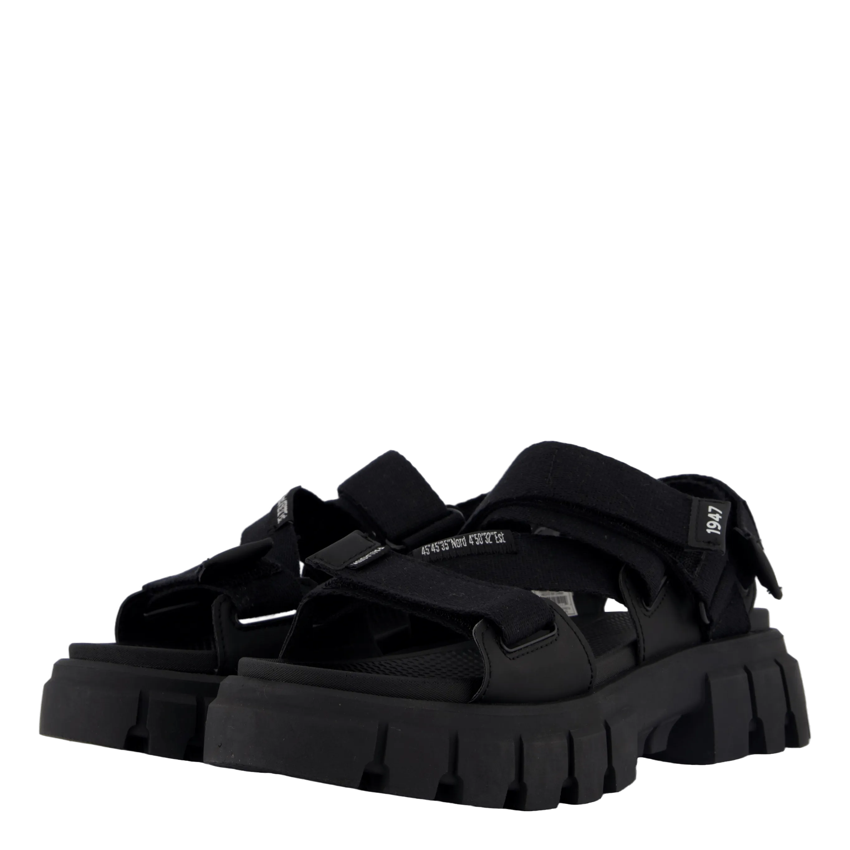 Revolt Sandal Mono Black