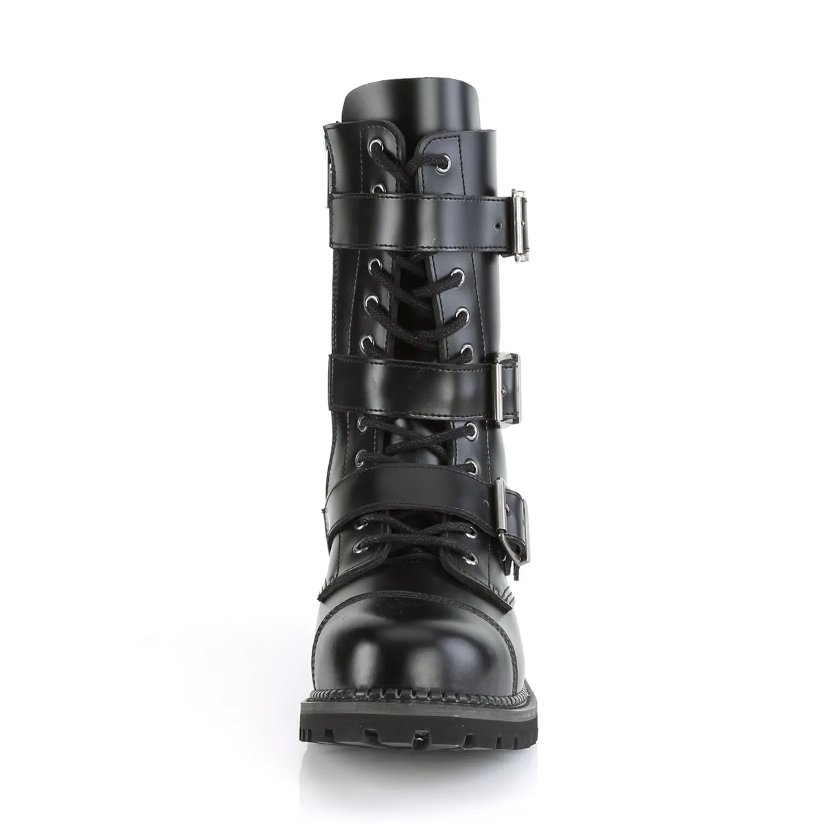 RIOT-12BK  Black Leather