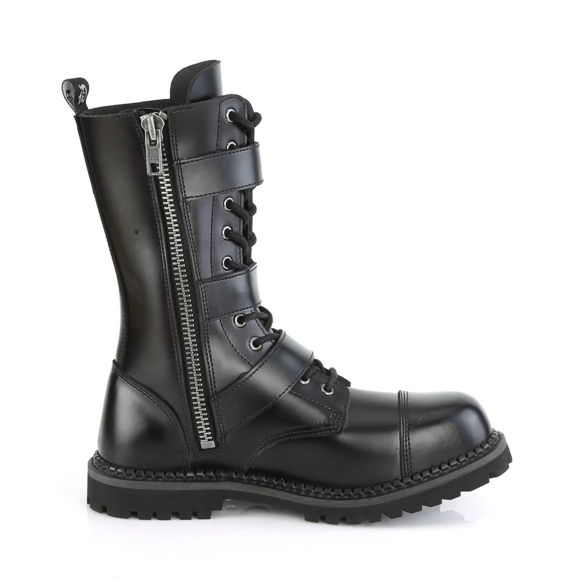 RIOT-12BK  Black Leather