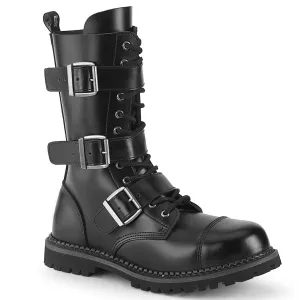 RIOT-12BK  Black Leather
