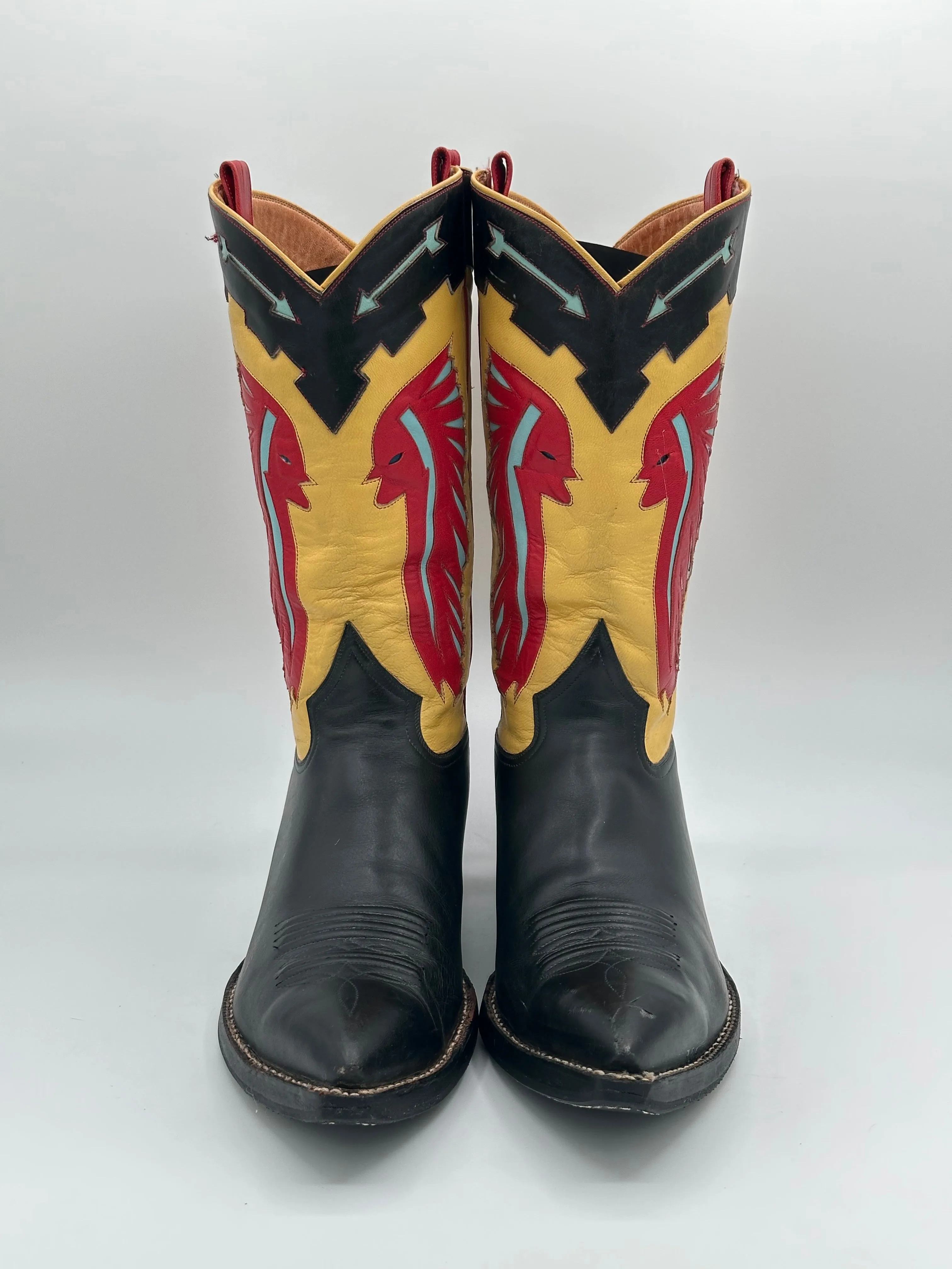 Rocketbuster Custom Chiefs Cowboy Boots size 10 D