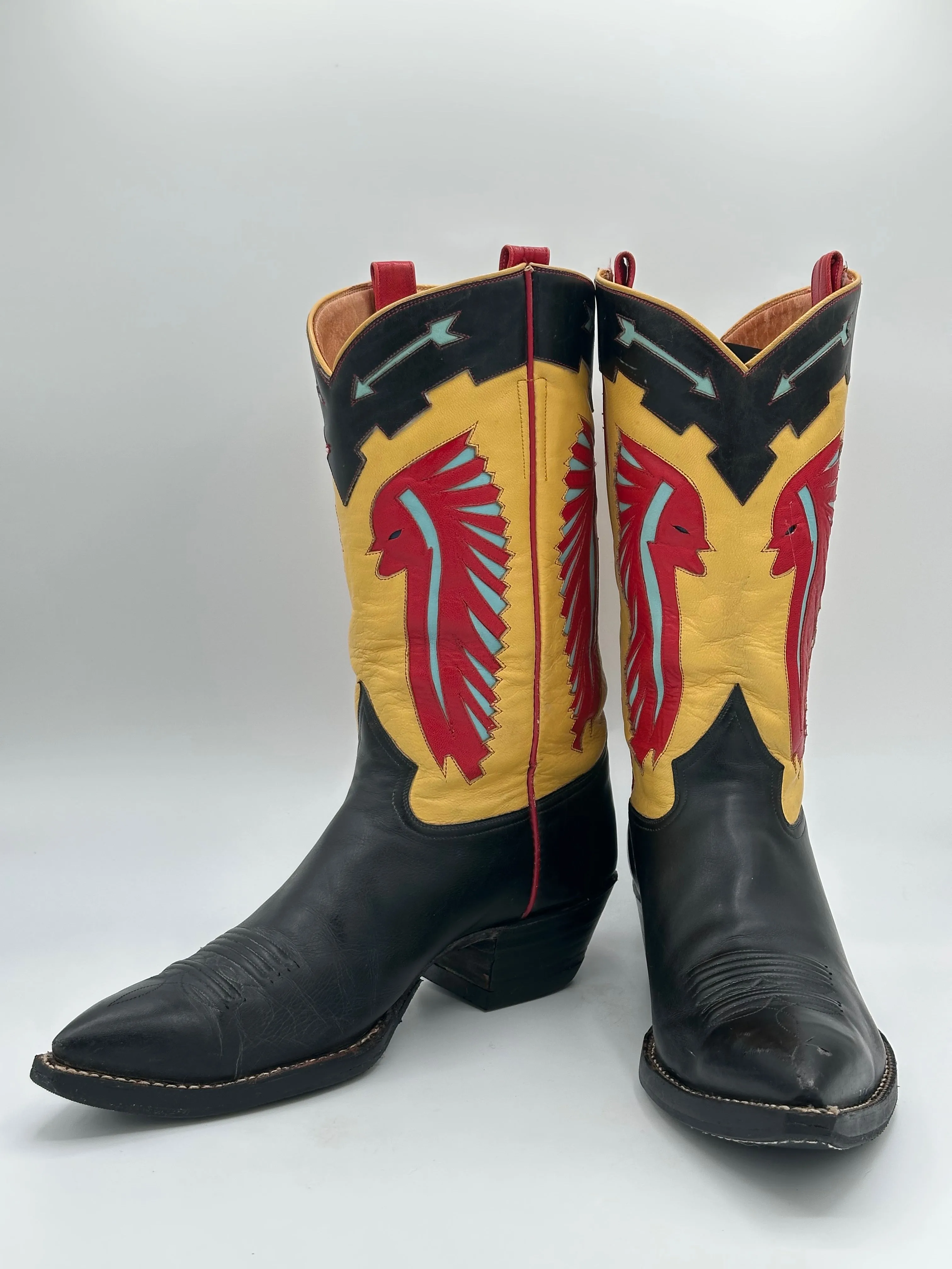 Rocketbuster Custom Chiefs Cowboy Boots size 10 D