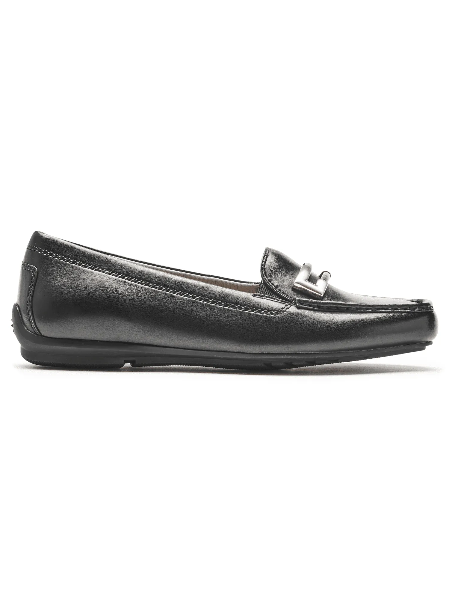 Rockport Women's Total Motion Driver Ornament Loafer Black CI4643