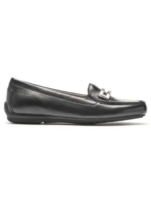 Rockport Women's Total Motion Driver Ornament Loafer Black CI4643