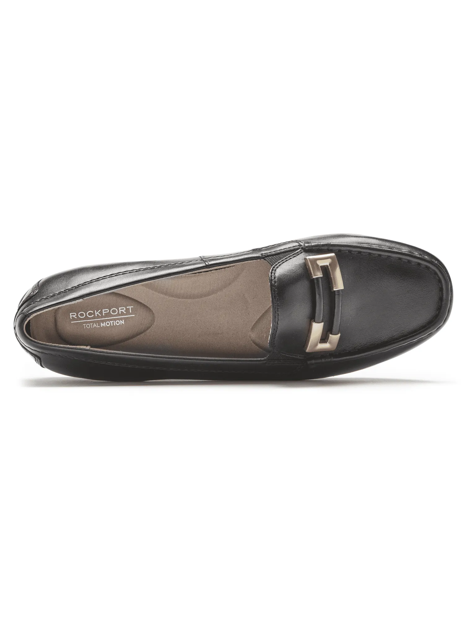 Rockport Women's Total Motion Driver Ornament Loafer Black CI4643