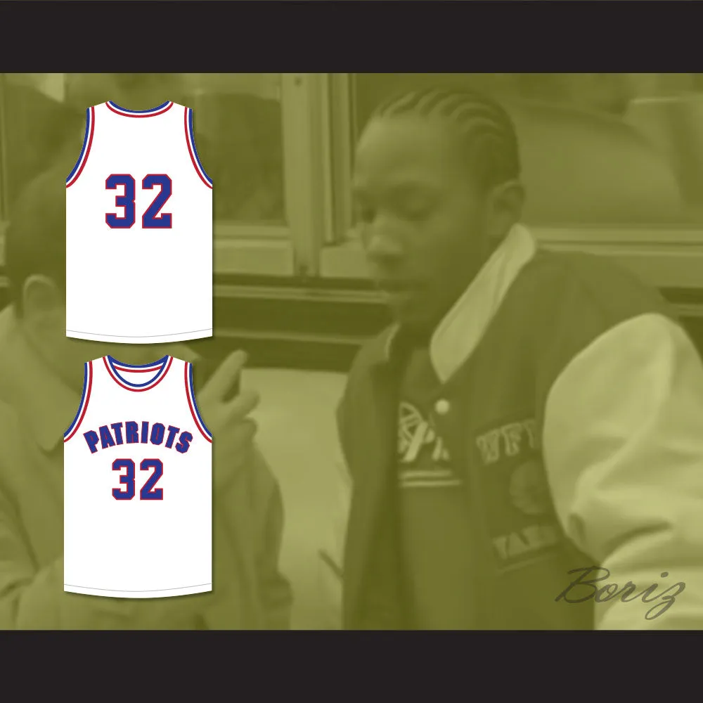 Roscoe 32 Will Foster High School Patriots White Basketball Jersey The Red Sneakers