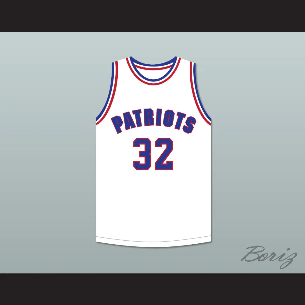 Roscoe 32 Will Foster High School Patriots White Basketball Jersey The Red Sneakers
