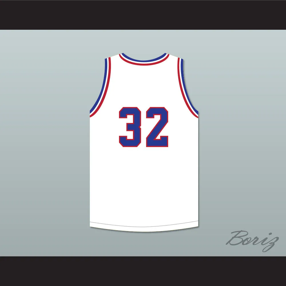 Roscoe 32 Will Foster High School Patriots White Basketball Jersey The Red Sneakers