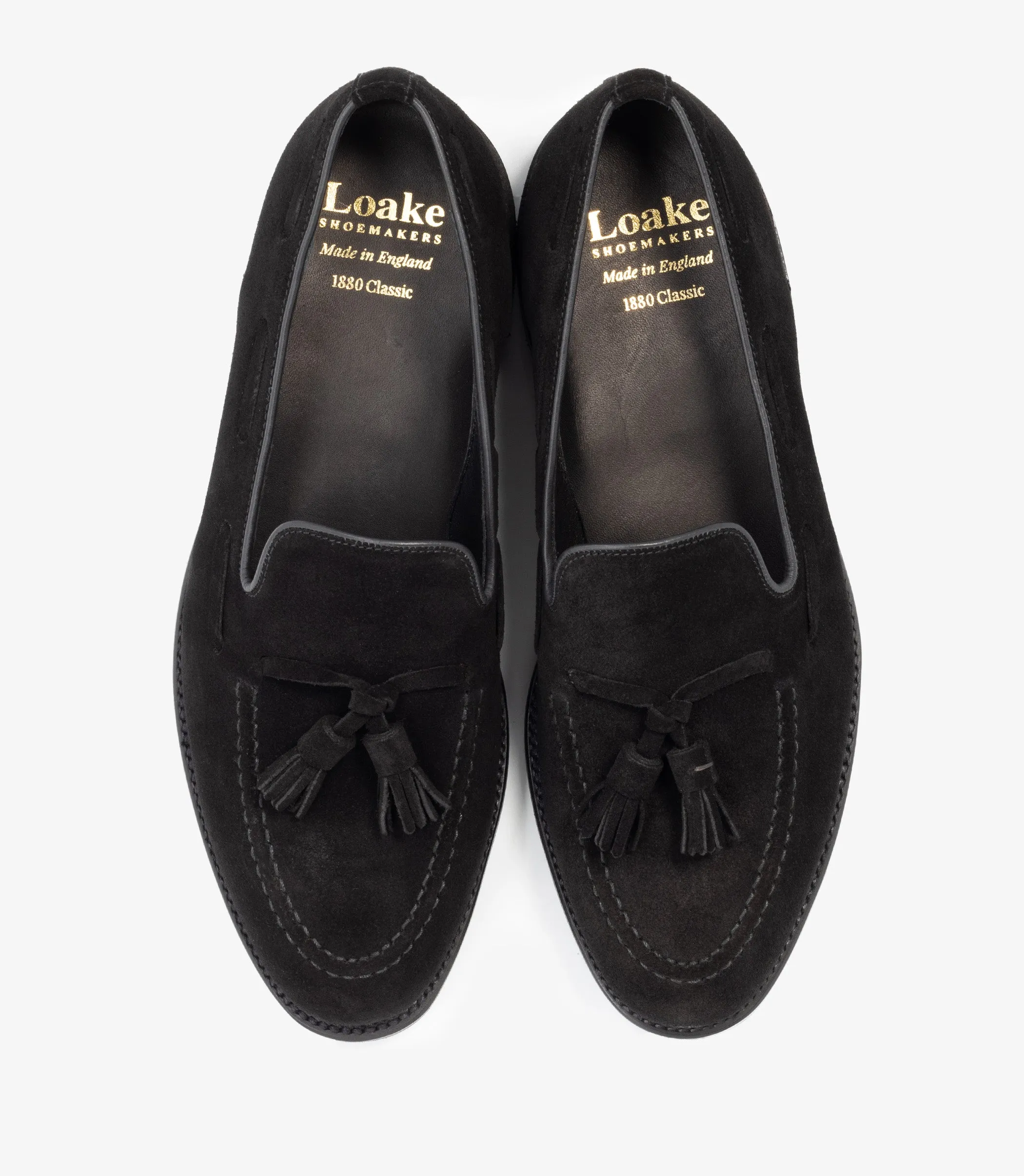 Russell Black Suede