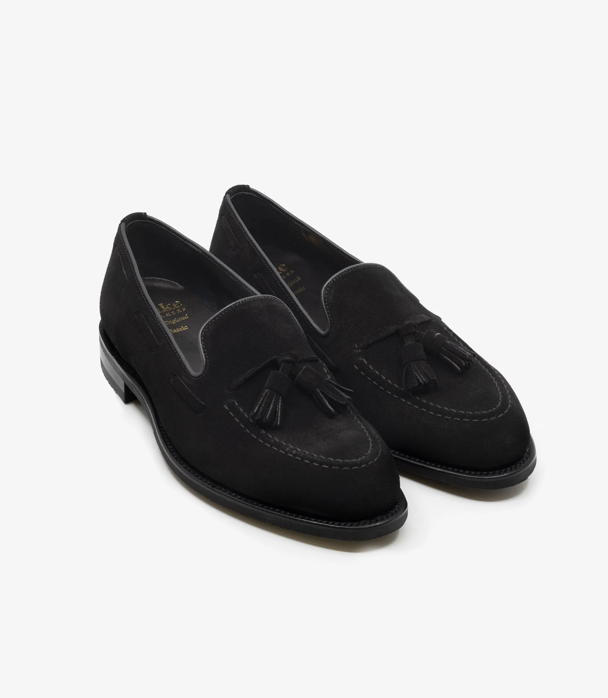 Russell Black Suede