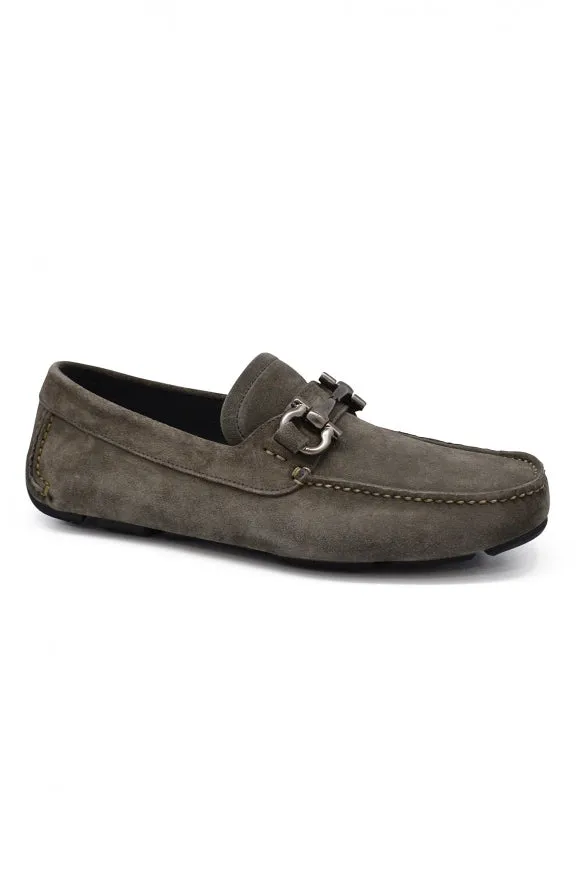 Salvatore Ferragamo Driver Gancini Loafers