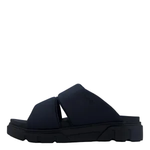 Slide Sandal Greyfield Blk Knit