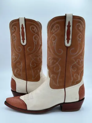 Stallion Custom Teju Lizard Cowboy Boots size 11 D