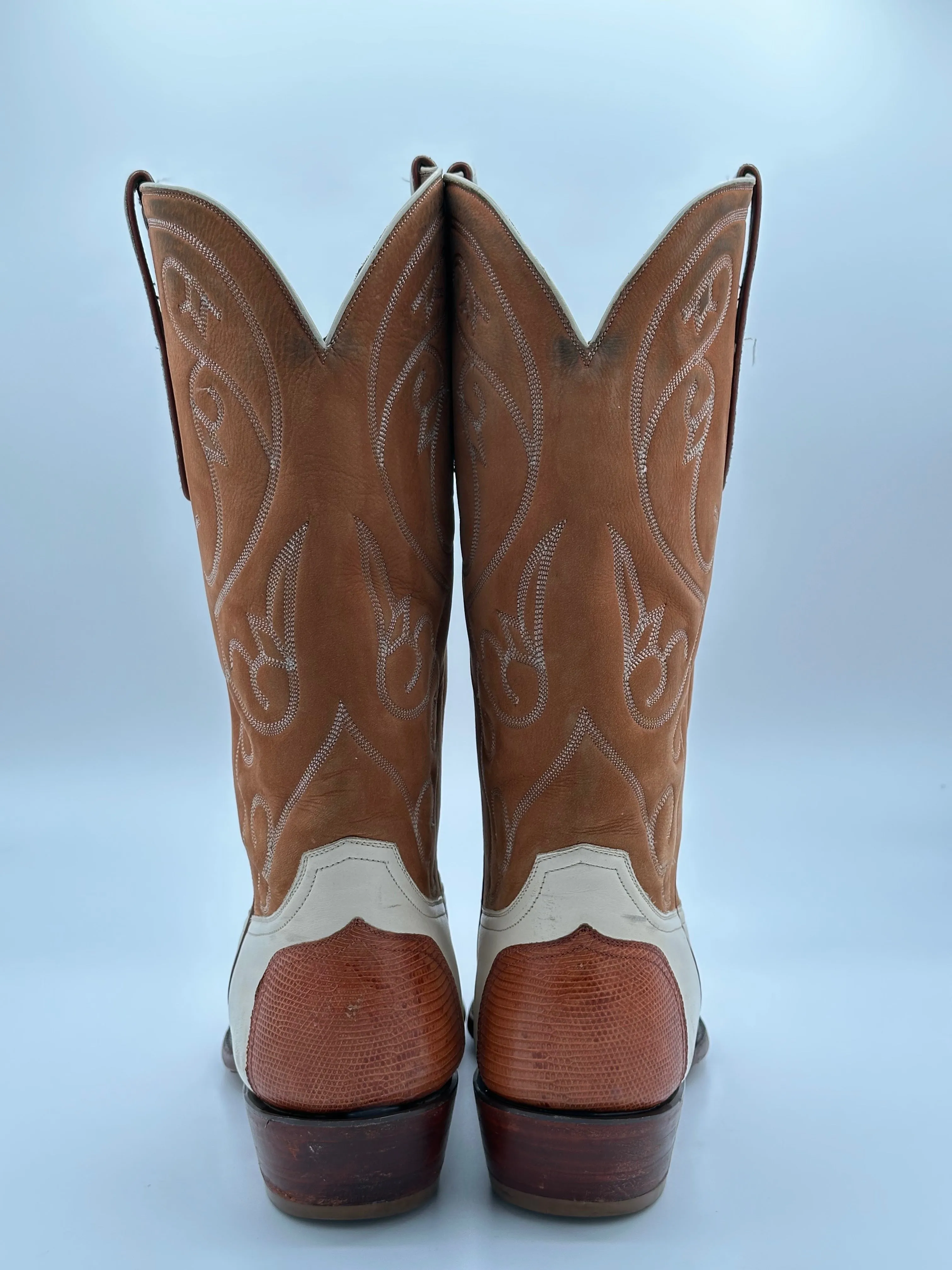 Stallion Custom Teju Lizard Cowboy Boots size 11 D