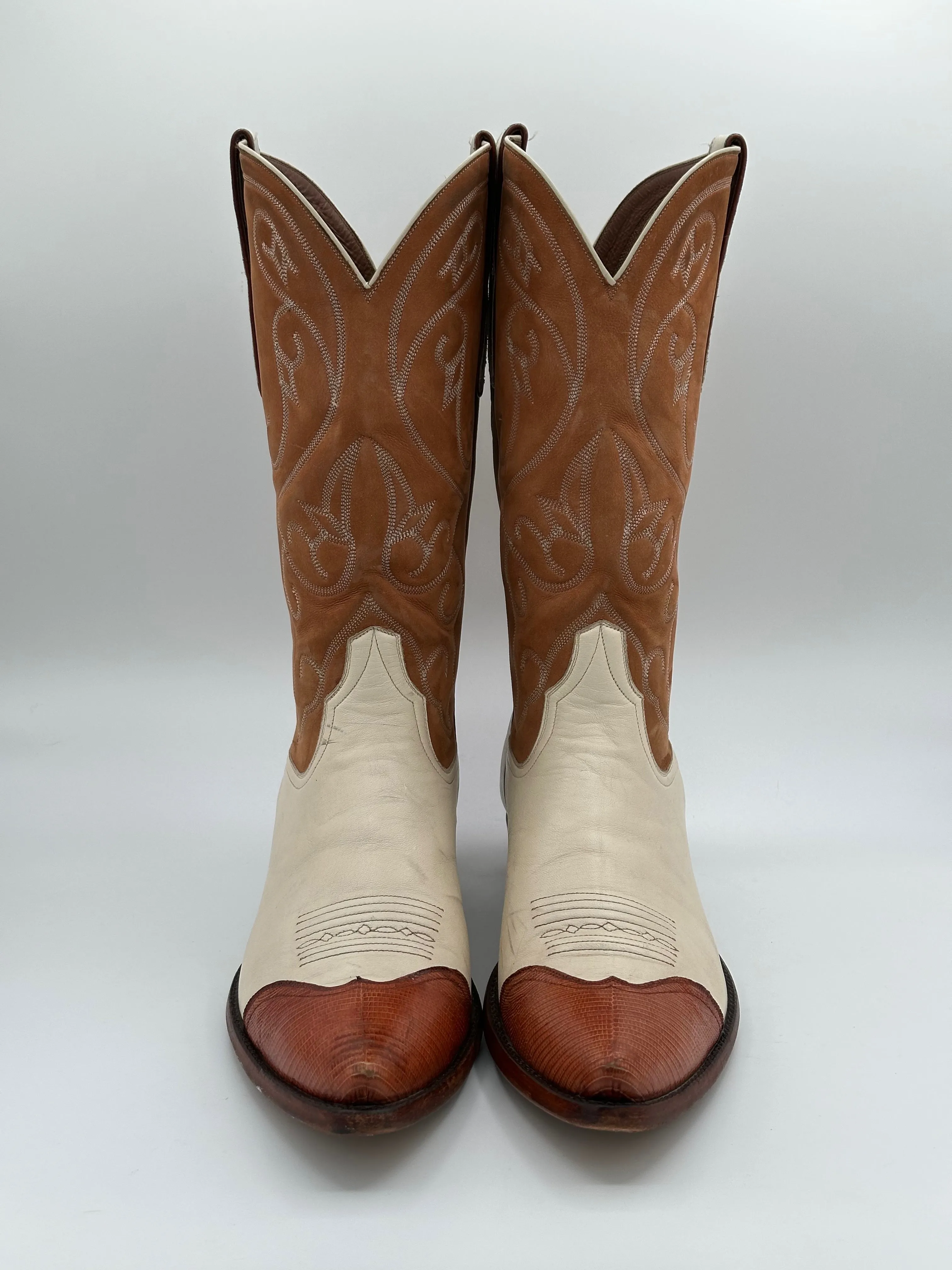 Stallion Custom Teju Lizard Cowboy Boots size 11 D
