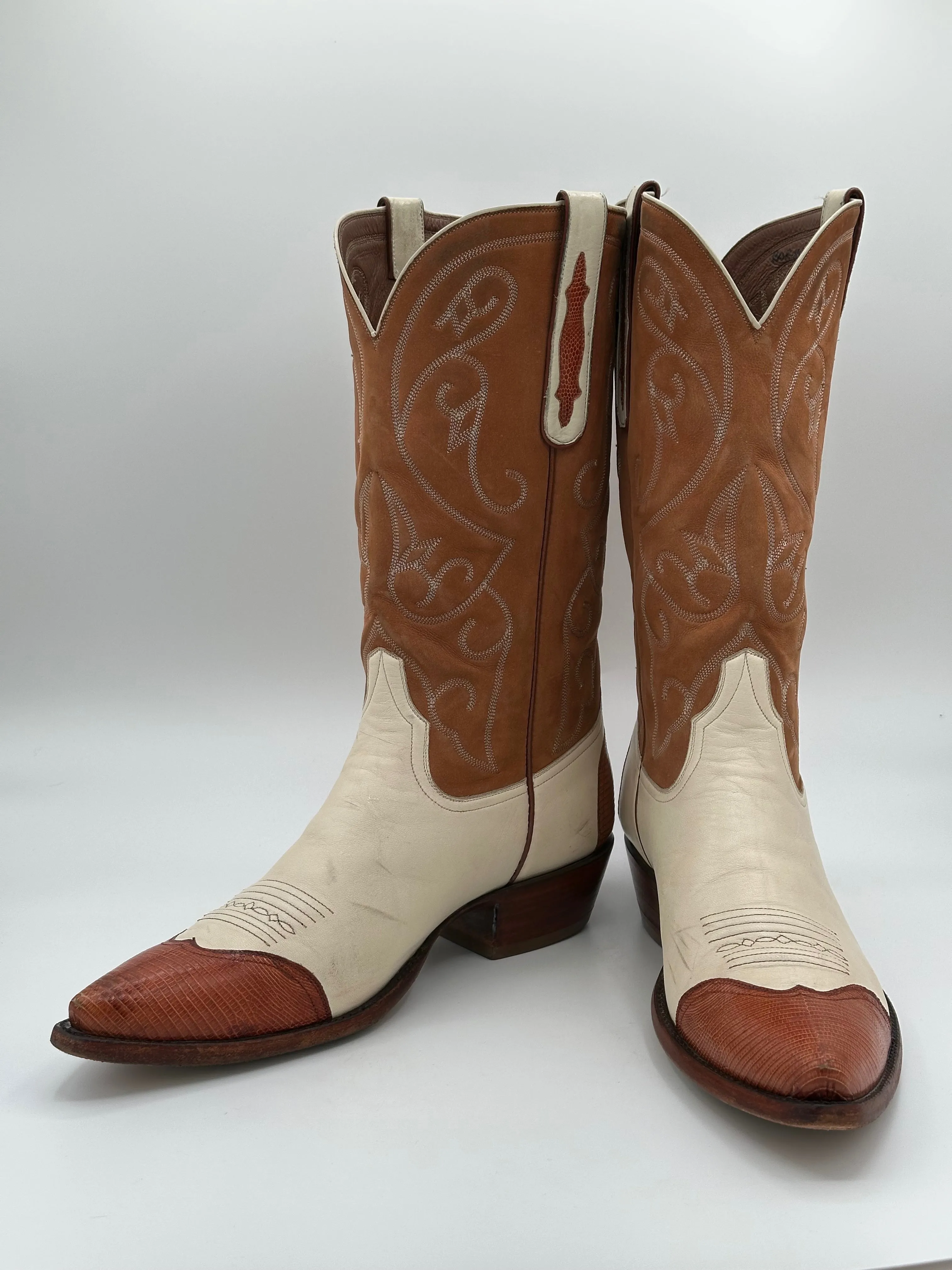 Stallion Custom Teju Lizard Cowboy Boots size 11 D