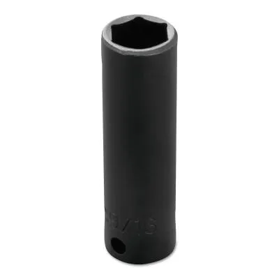 Stanley?? Products Torqueplus Deep Impact Sockets, 1 in Drive, 1 1/16 in Opening, 6 Points, 10017L