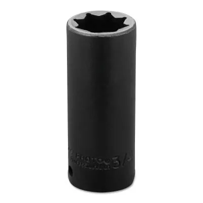 Stanley?? Products Torqueplus Deep Impact Sockets 1/2 in, 1/2 in Drive, 1 in, 6 Points, 7332H