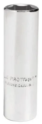 Stanley?? Products TorquePlus Deep Sockets, 1/4 in Drive, 8 mm, 12 Points, 4708LTM