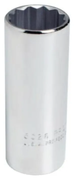 Stanley® Products Torqueplus Deep Sockets 3/8 in, 3/8 in Drive, 7/8 in, 12 Points, 5028