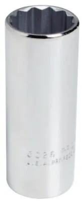 Stanley® Products Torqueplus Deep Sockets 3/8 in, 3/8 in Drive, 7/8 in, 12 Points, 5028
