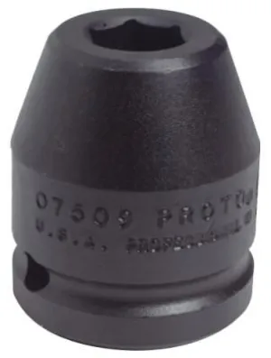 Stanley® Products Torqueplus Impact Sockets, 3/4 in Drive, 1 1/4 in Opening, 12 Points, 07520T