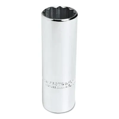 Stanley® Products Torqueplus Metric Deep Sockets 1/2 in, 1/2 in Drive, 11 mm, 12 Points, 5311M