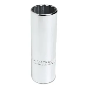 Stanley?? Products Torqueplus Metric Deep Sockets 1/2 in, 1/2 in Drive, 30 mm, 12 Points, 5330M