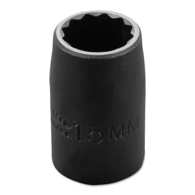 Stanley?? Products Torqueplus Metric Impact Sockets 1/2 in, 1/2 in Drive, 15 mm, 12 Points, 7415MT
