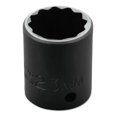 Stanley?? Products Torqueplus Metric Impact Sockets 1/2 in, 1/2 in Drive, 23 mm, 12 Points, 7423MT