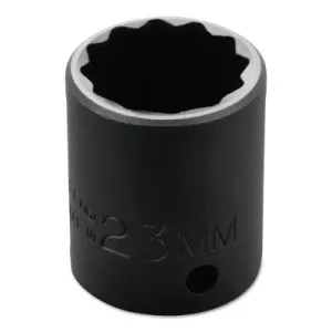 Stanley?? Products Torqueplus Metric Impact Sockets 1/2 in, 1/2 in Drive, 23 mm, 12 Points, 7423MT