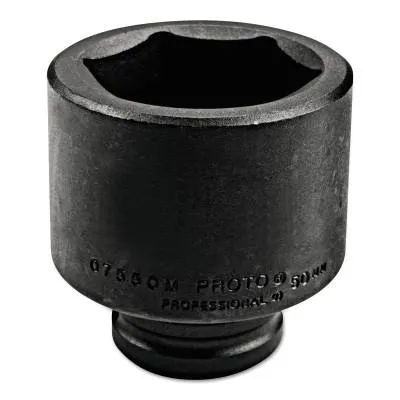 Stanley?? Products Torqueplus Metric Impact Sockets 3/4 in, 3/4 in Drive, 22 mm, 6 Points, 07522M