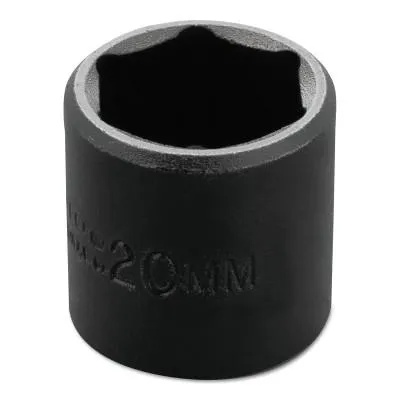 Stanley® Products Torqueplus Metric Impact Sockets 3/8 in, 3/8 in Drive, 20 mm, 6 Points, 7220M