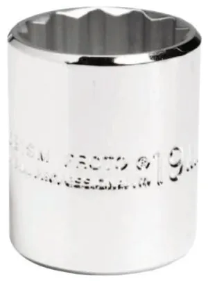 Stanley?? Products Torqueplus Metric Sockets 3/8 in, 3/8 in Drive, 7 mm, 12 Points, 5207M