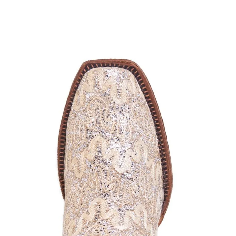 TANNER MARK WOMEN’S The Bride Beige Cowgirl Boots